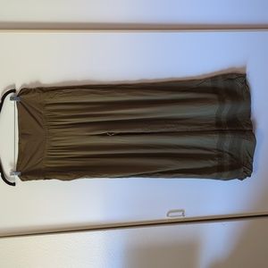 Anthropologie Lilka Olive Green Wide Leg Pull On Palazzo Pants Size Large